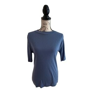 Blue Short Sleeve Top
